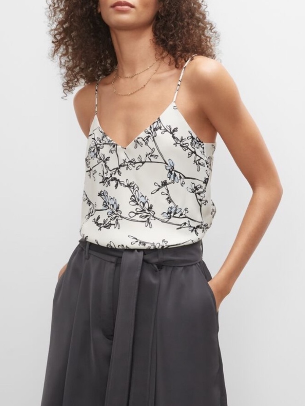 Club Monaco Floral Print Kora Cami